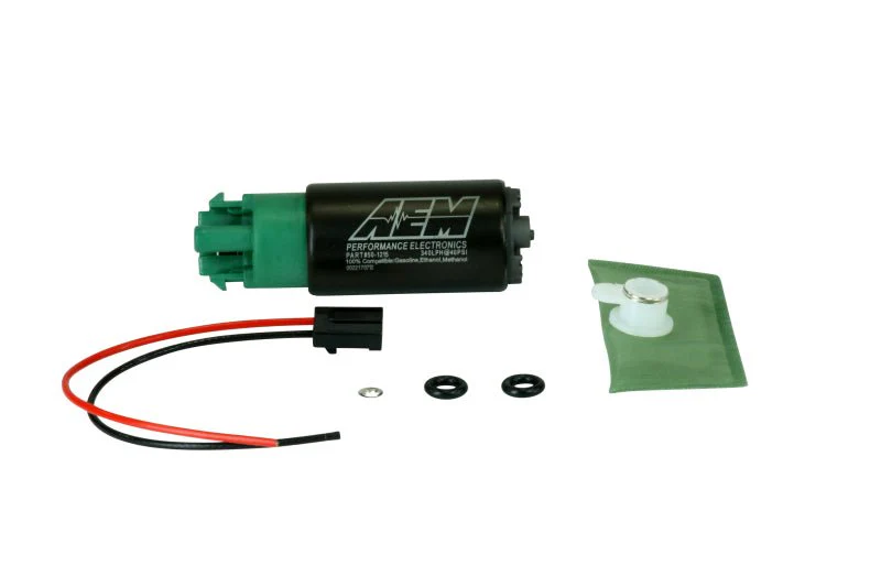 AEM 340LPH 65mm Fuel Pump Kit w/ Mounting Hooks - Ethanol Compatible - Image 2