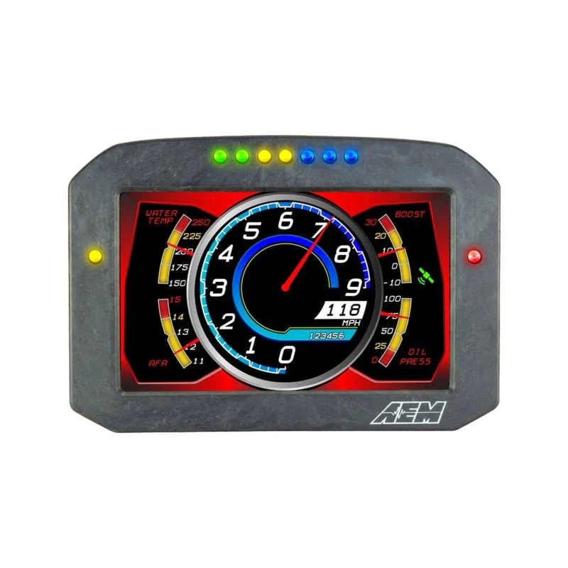 AEM CD-7 Carbon Flush Digital Dash Display - Image 2