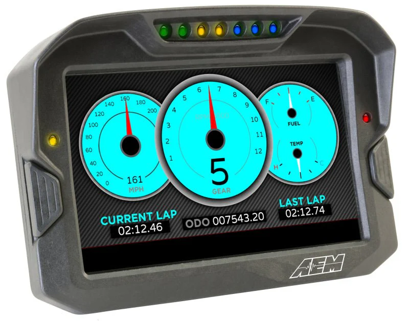AEM CD-7 Logging GPS Enabled Race Dash Carbon Fiber Digital Display w/o VDM (CAN Input Only) - Image 16
