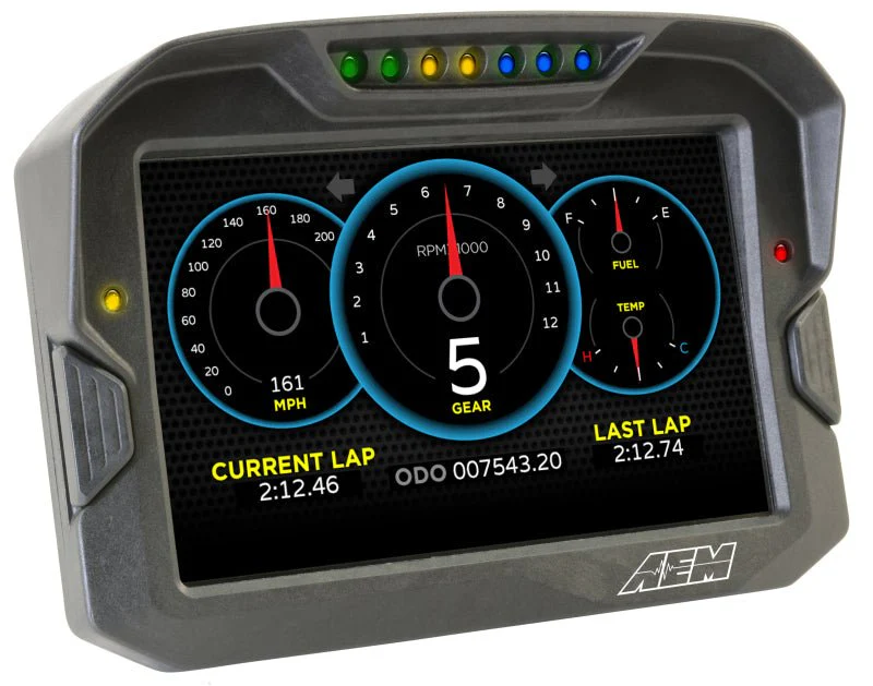AEM CD-7 Non Logging Race Dash Carbon Fiber Digital Display (CAN Input Only) - Image 16