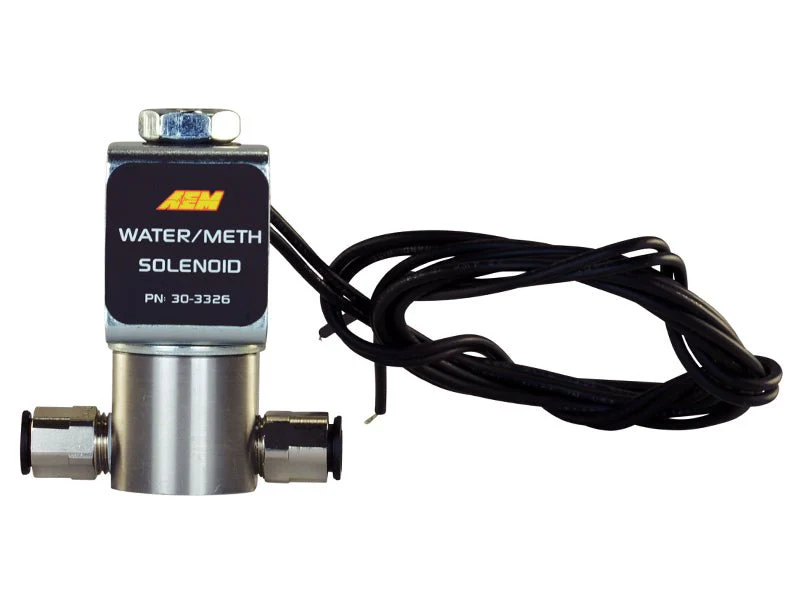 AEM Water/Methanol Injection System - High-Flow Low-Current WMI Solenoid - 200PSI 1/8in-27NPT In/Out - Image 9