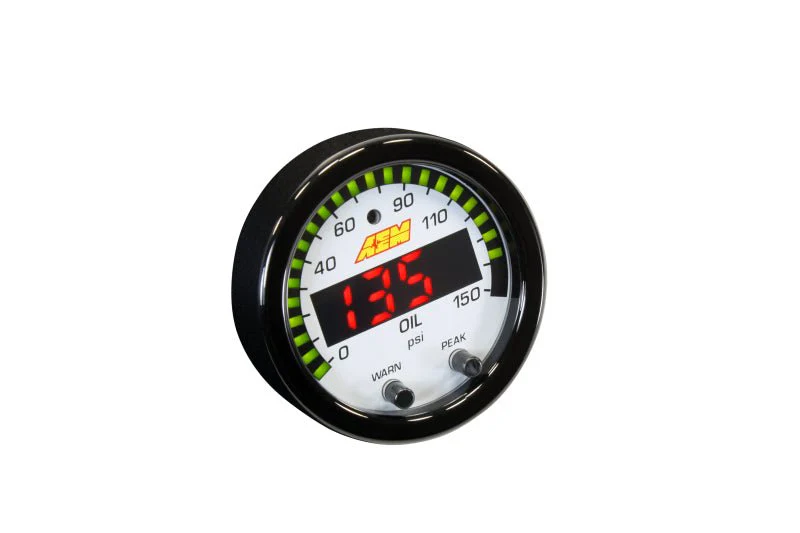 AEM X-Series 0-150 Oil Pressure Gauge Kit - Image 7