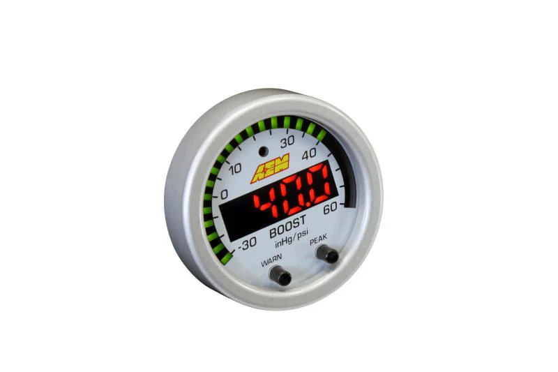 AEM X-Series Boost Pressure -30inHg 60psi Gauge Kit - Image 4