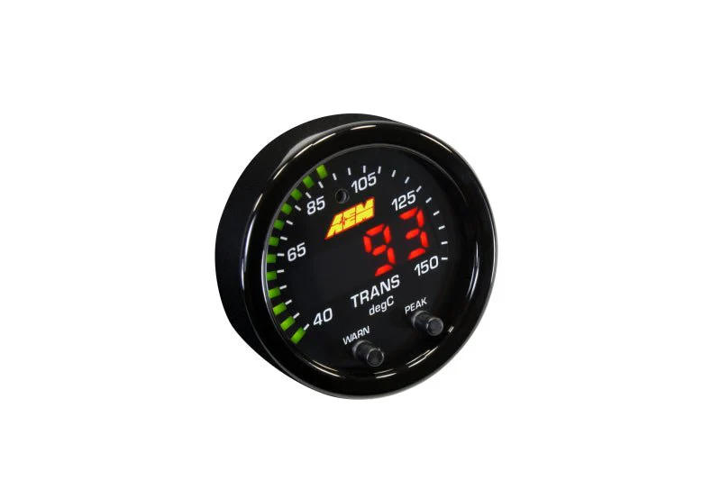 AEM X-Series Temperature 100-300F Gauge Kit (ONLY Black Bezel and Water Temp. Faceplate) - Image 11