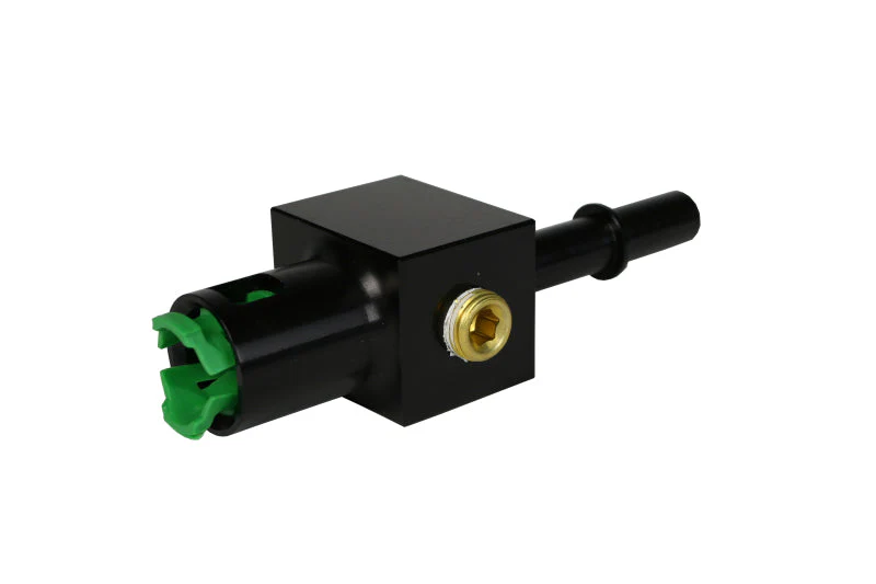 Aeromotive 3/8in Quick Connect with AN-08 port and 1/8in gauge port - Image 2