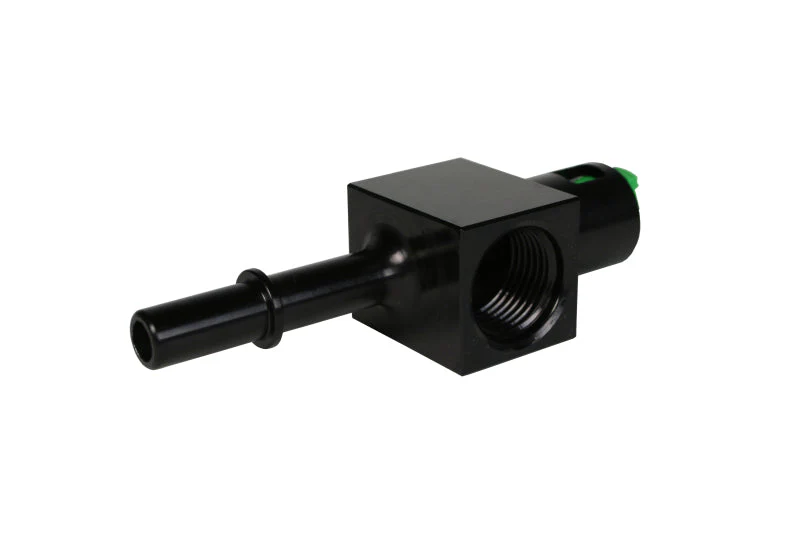 Aeromotive 3/8in Quick Connect with AN-08 port and 1/8in gauge port - Image 7