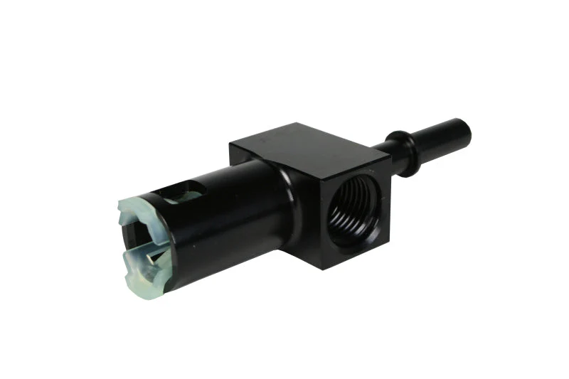 Aeromotive 5/16in Quick Connect with AN-06 port and 1/8in gauge port - Image 8