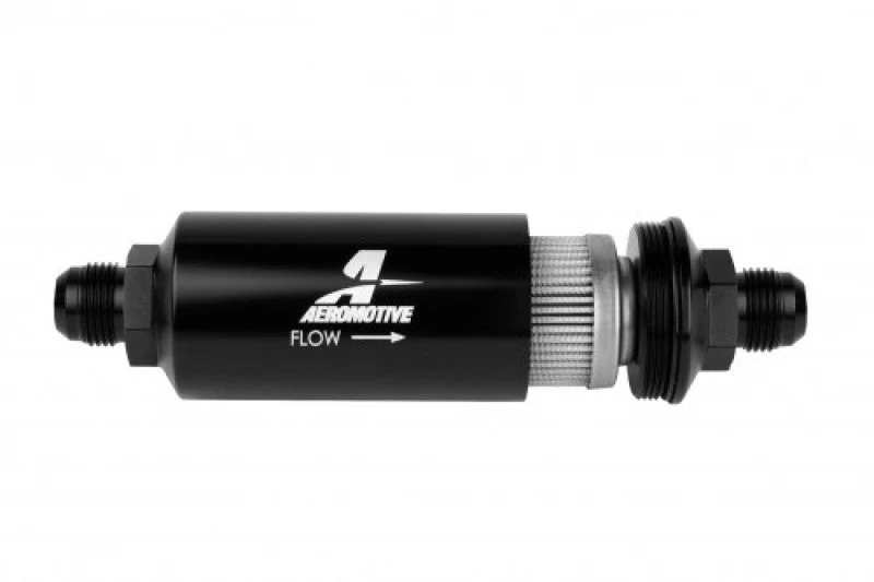 Aeromotive In-Line Filter - (AN-10) 100 Micron Stainless Steel Element Black Anodize Finish - Image 6