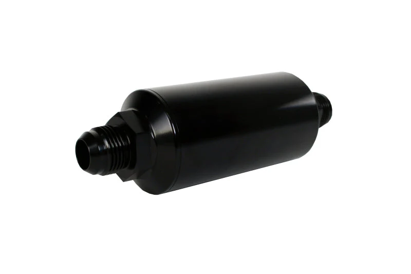 Aeromotive In-Line Filter - AN -10 size Male - 10 Micron Microglass Element - Bright-Dip Black - Image 10