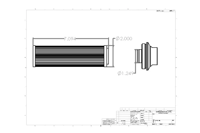 Aeromotive In-Line Filter - AN-16 10 Micron Microglass Element Extreme Flow - Image 6