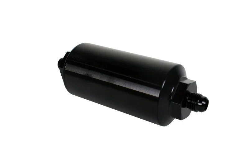 Aeromotive In-Line Filter - (AN-6 Male) 10 Micron Microglass Element Bright Dip Black Finish - Image 5