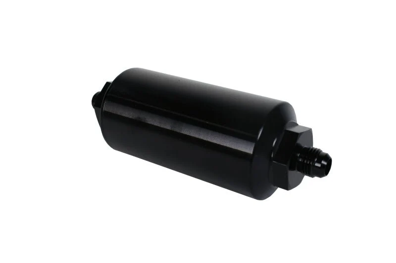 Aeromotive In-Line Filter - (AN-6 Male) 40 Micron Stainless Mesh Element Bright Dip Black Finish - Image 9