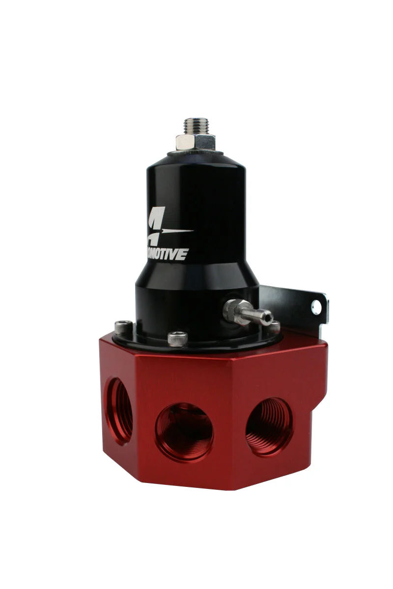 Aeromotive Regulator - 30-120 PSI - .500 Valve - 4x AN-08 and AN-10 inlets / AN-10 Bypass - Image 2
