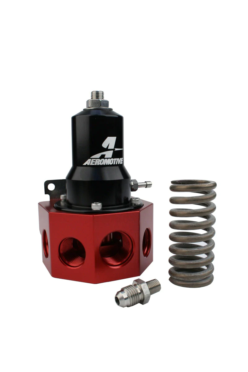 Aeromotive Regulator - 30-120 PSI - .500 Valve - 4x AN-08 and AN-10 inlets / AN-10 Bypass - Image 8