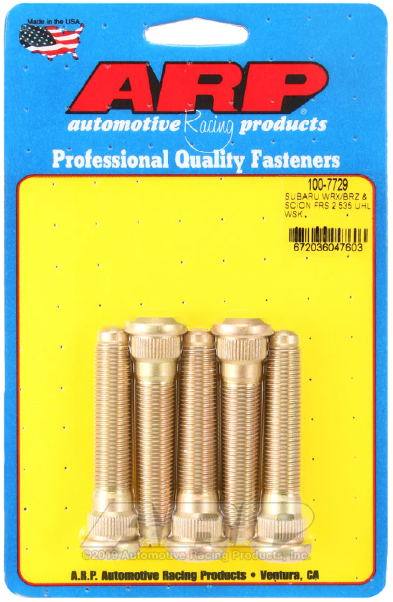 ARP 2015+ Subaru WRX/STI and 13+ BRZ Extended 5 Wheel Stud Kit - Image 2