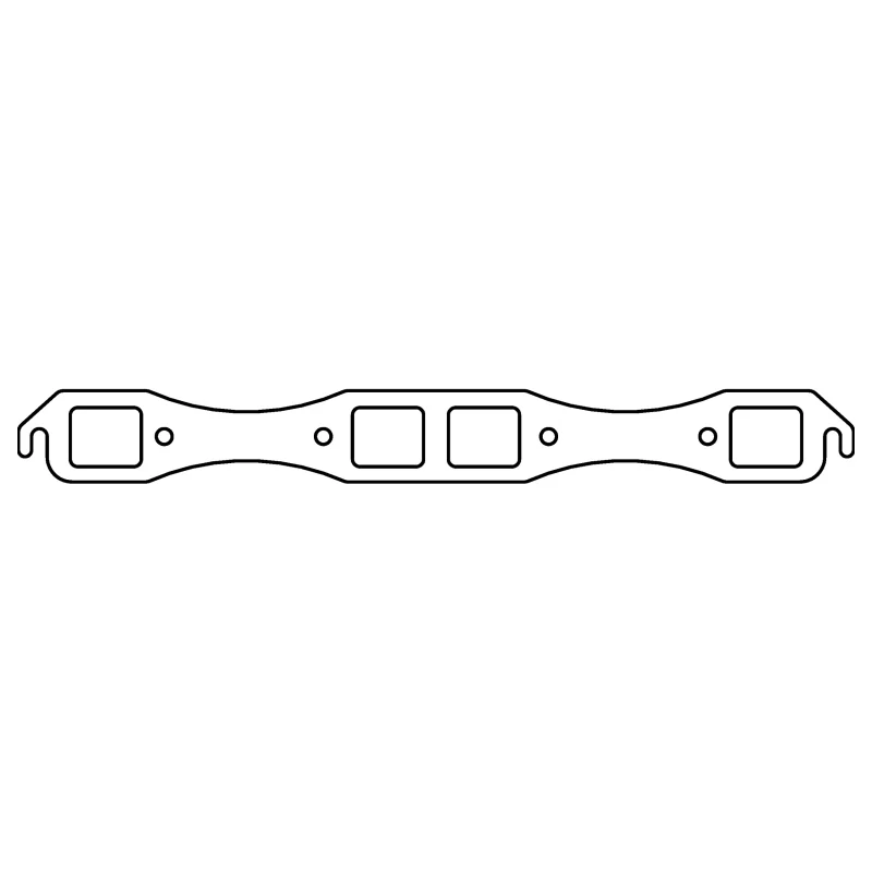 Cometic Chrysler Big Block B/RB V8 .043in Copper Exhaust Manifold Gasket Set-1.780in x 1.480in Port - Image 2