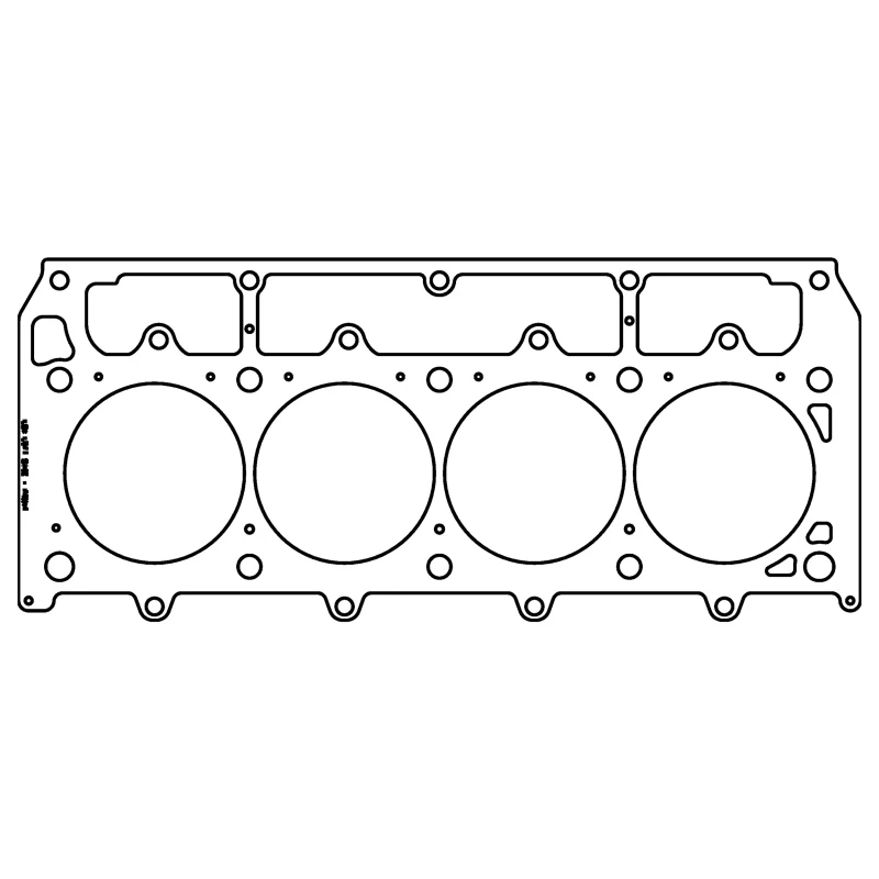 Cometic GM LSX Gen-4 Small Block V8 .052in MLX Cyl Head Gskt-4.165in Bore-1/2in and 3/8in Studs-LHS - Image 2