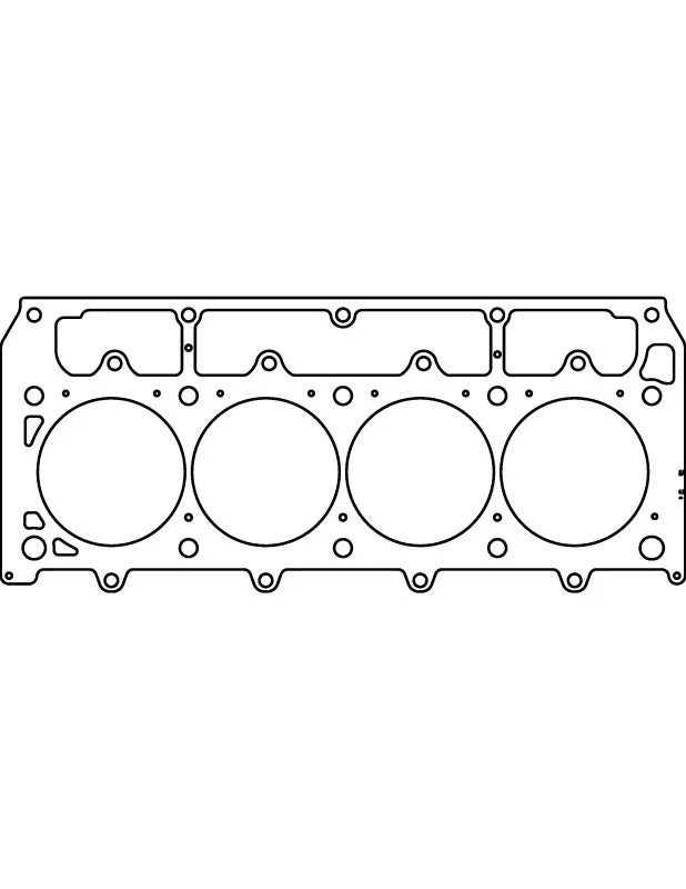Cometic GM LSX Gen-4 Small Block V8 .054in MLX Cylinder Head Gasket - 4.200in Bore - RHS - Image 2