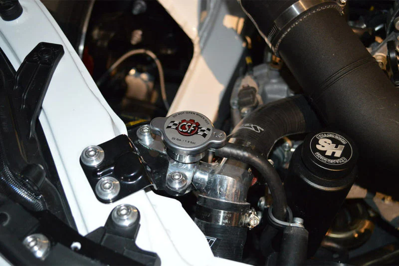 CSF 13+ BRZ / 13-20 Toyota 86 / 22+ GR86 Aluminum Filler Neck w/ High Pressure Radiator Cap - Image 4