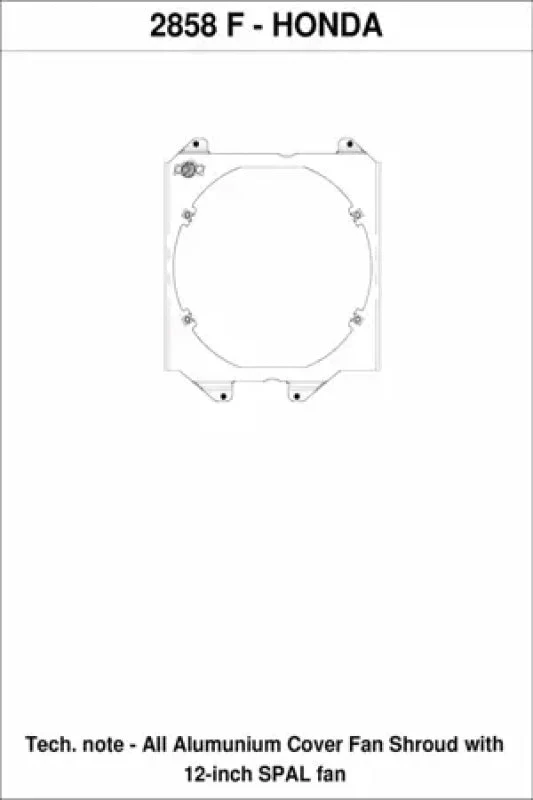 CSF 92-00 Honda Civic All-Aluminum Fan Shroud w/12in SPAL Fan - Image 10