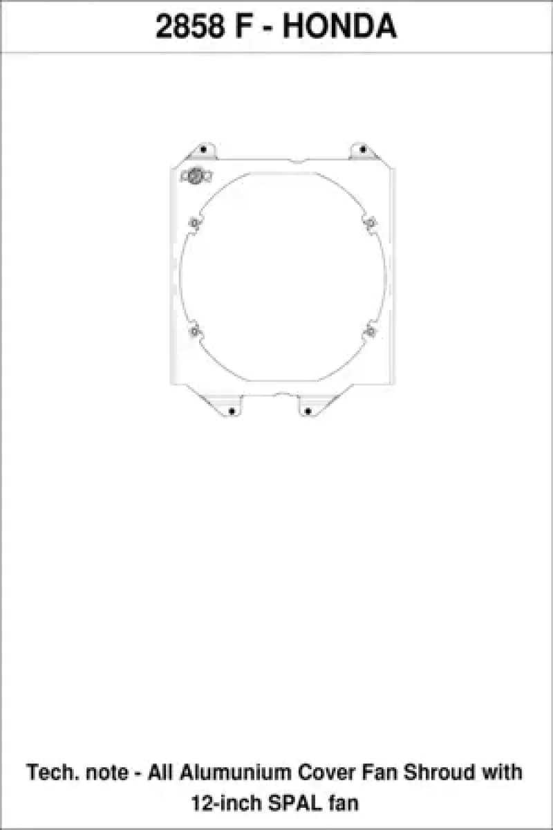 CSF 92-00 Honda Civic All-Aluminum Fan Shroud w/12in SPAL Fan - Image 7