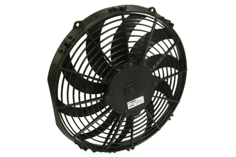 CSF 92-00 Honda Civic All-Aluminum Fan Shroud w/12in SPAL Fan - Black Finish - Image 12