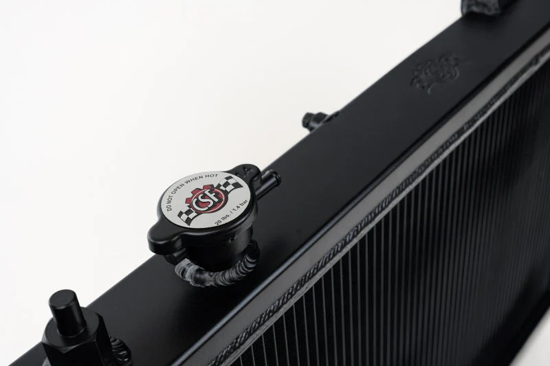 CSF 92-00 Honda Civic w/K-Swap V3 Radiator - Black Finish - Image 4