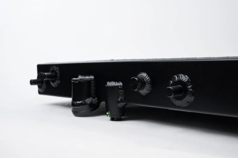 CSF 92-00 Honda Civic w/K-Swap V3 Radiator - Black Finish - Image 7
