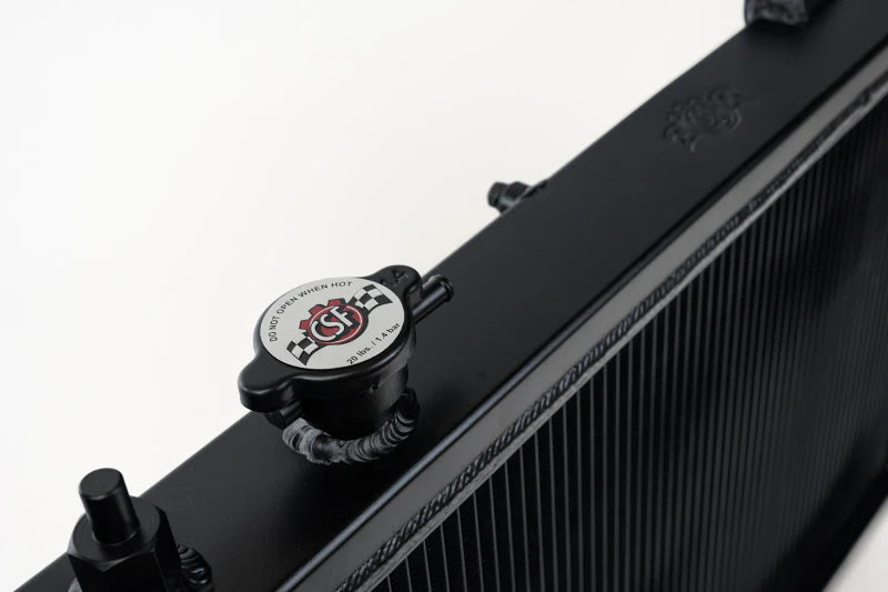 CSF 92-00 Honda Civic w/K-Swap V3 Radiator - Black Finish - Image 8