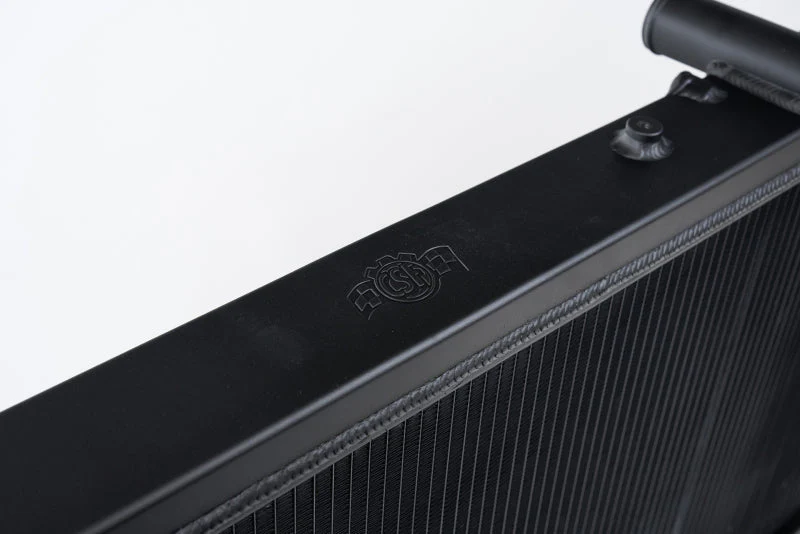 CSF 93-98 Toyota MK4 Supra Radiator - Black Finish - Image 3