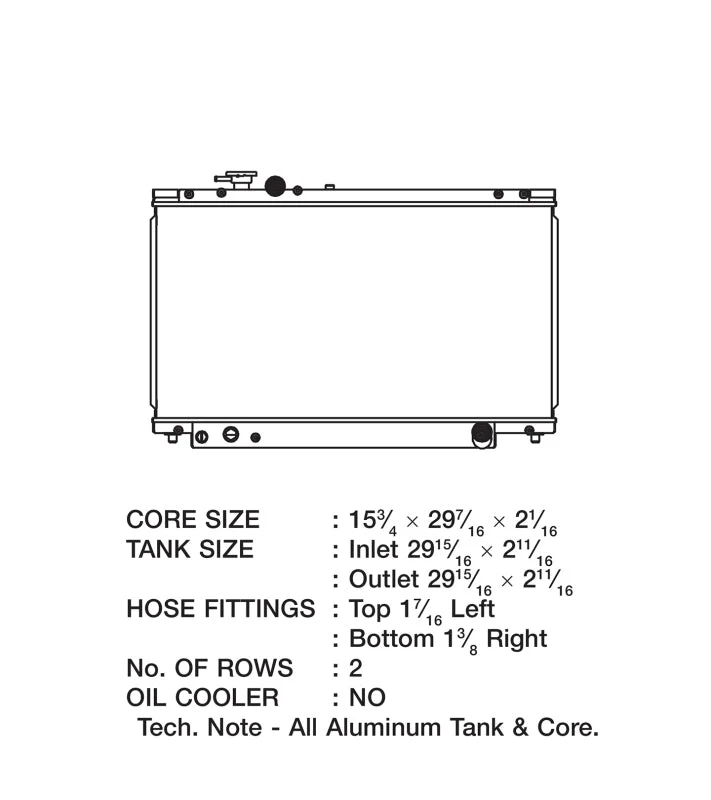 CSF 93-98 Toyota Supra Radiator - Image 9