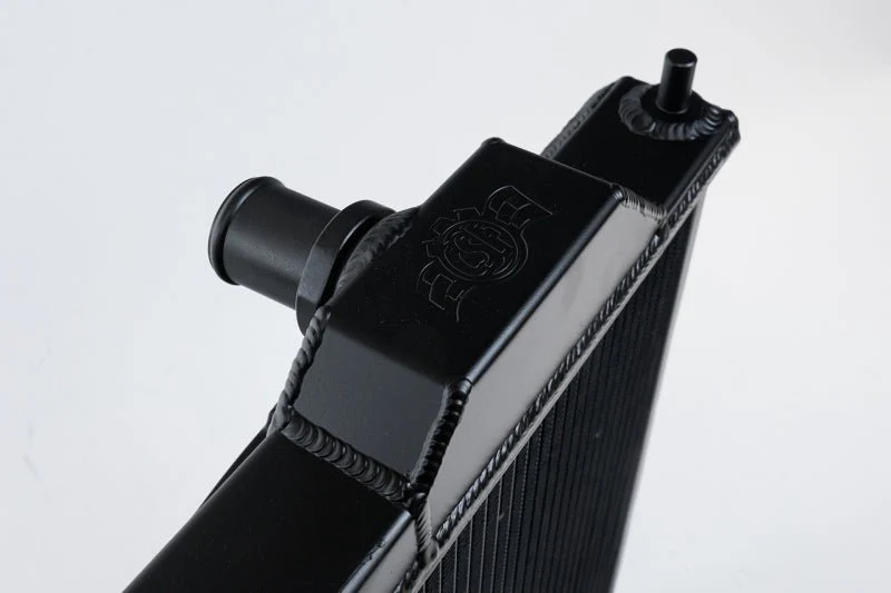 CSF 01-07 Mitsubishi Evo 7/8/9 Full-Slim Radiator w/12in Fan &amp; Shroud/-16AN - Black - Image 4