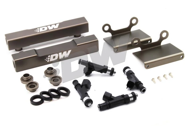 DeatschWerks 04-06 Subaru STI/LGT Side Feed to Top Feed Fuel Rail Conv Kit w/ 1000cc Injectors - Image 2