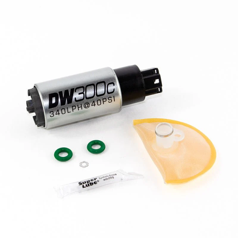 DeatschWerks 340lph DW300C Compact Fuel Pump w/ 06-11 Civic Set Up Kit (w/o Mounting Clips) - Image 2