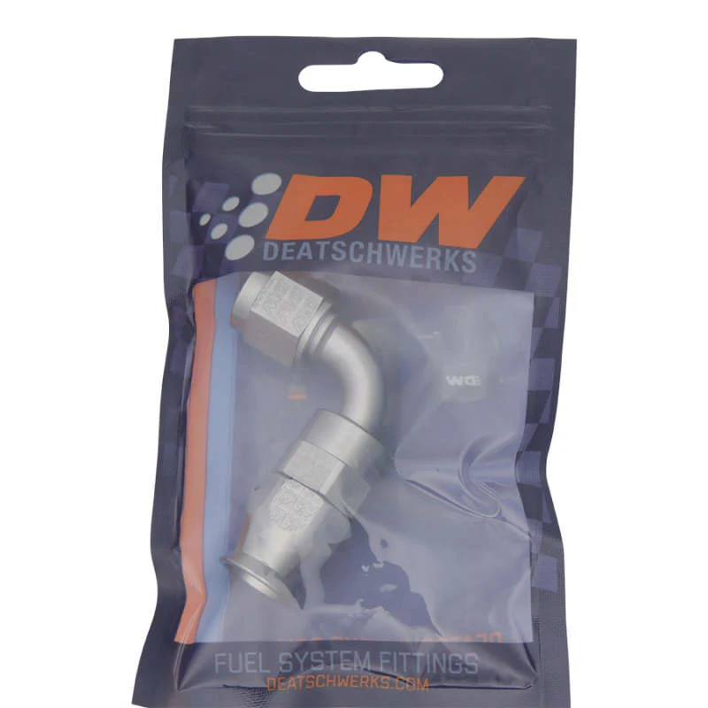 DeatschWerks 6AN Female Swivel 90-Degree Hose End PTFE (Incl. 1 Olive Insert) - Image 4