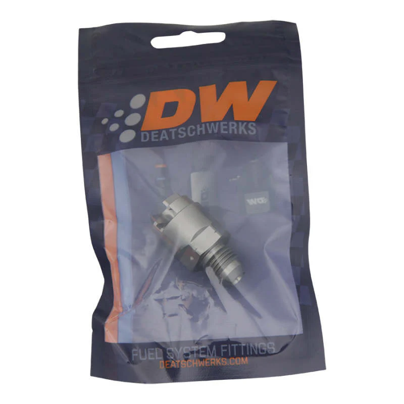 DeatschWerks 6AN Male Flare to 1/4in Female EFI Quick Connect Adapter - Image 3