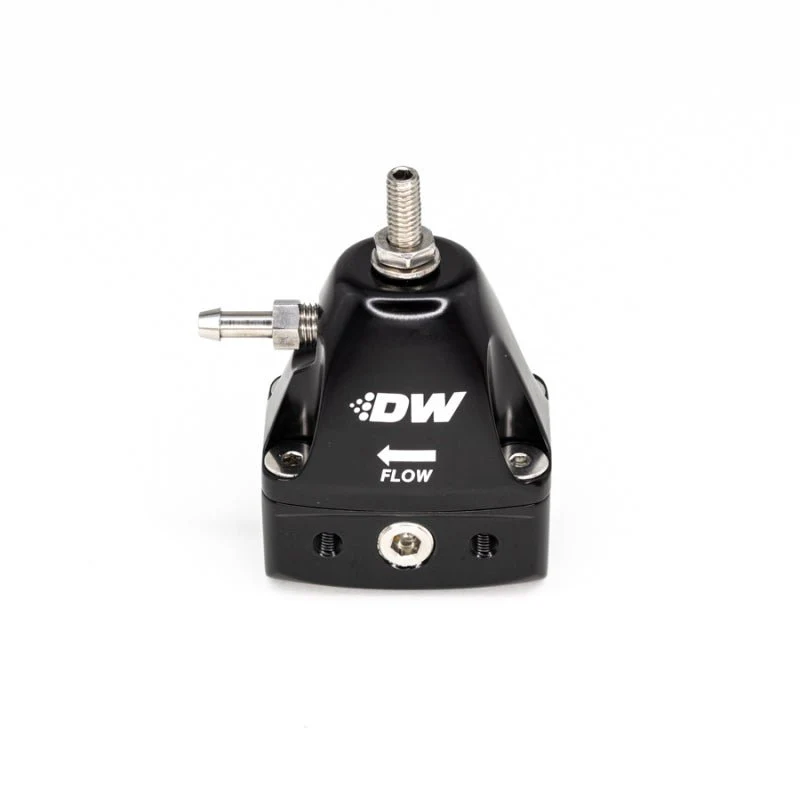 DeatschWerks DWR1000iL In-Line Adjustable Fuel Pressure Regulator - Black - Image 2