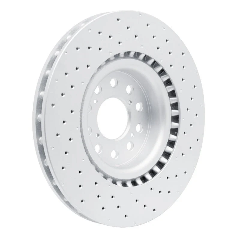 DFC 23-26 Honda Civic Hatchback Front Drilled Hi-Carbon Alloy Geomet Coated Rotor - Image 3