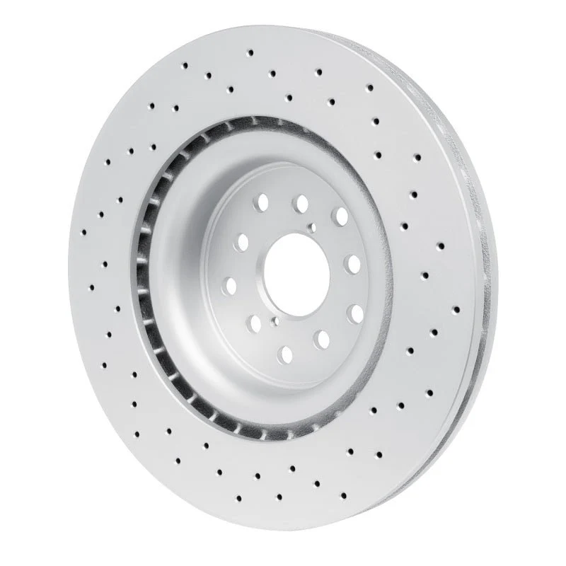DFC 18-21 Subaru WRX STI Front Drilled Hi-Carbon Alloy Geomet Coated Rotor - Image 3