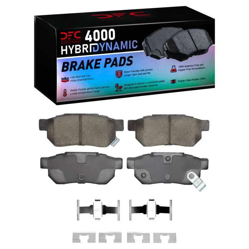 DFC 99-00 Honda Civic Rear 4000 HybriDynamic Brake Pads and Hardware Kit