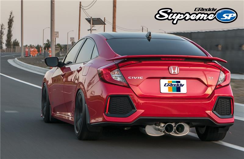 GReddy 2017+ Honda Civic SI Sedan Supreme SP Exhaust - Image 3