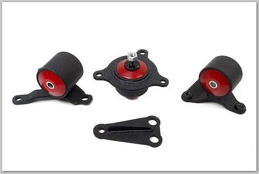 Innovative 02-05 Civic K-Series Black Steel Mounts 85A Bushings (Not K24 Trans) - Image 2