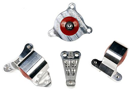 Innovative 02-06 Acura RSX K-Series Silver Aluminum Mounts 60A Bushings (Not K24 Trans) - Image 2