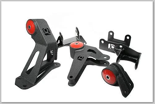 Innovative 94-01 Integra K-Series Black Steel Mounts 75A Bushings (Not K24 Trans) - Image 2