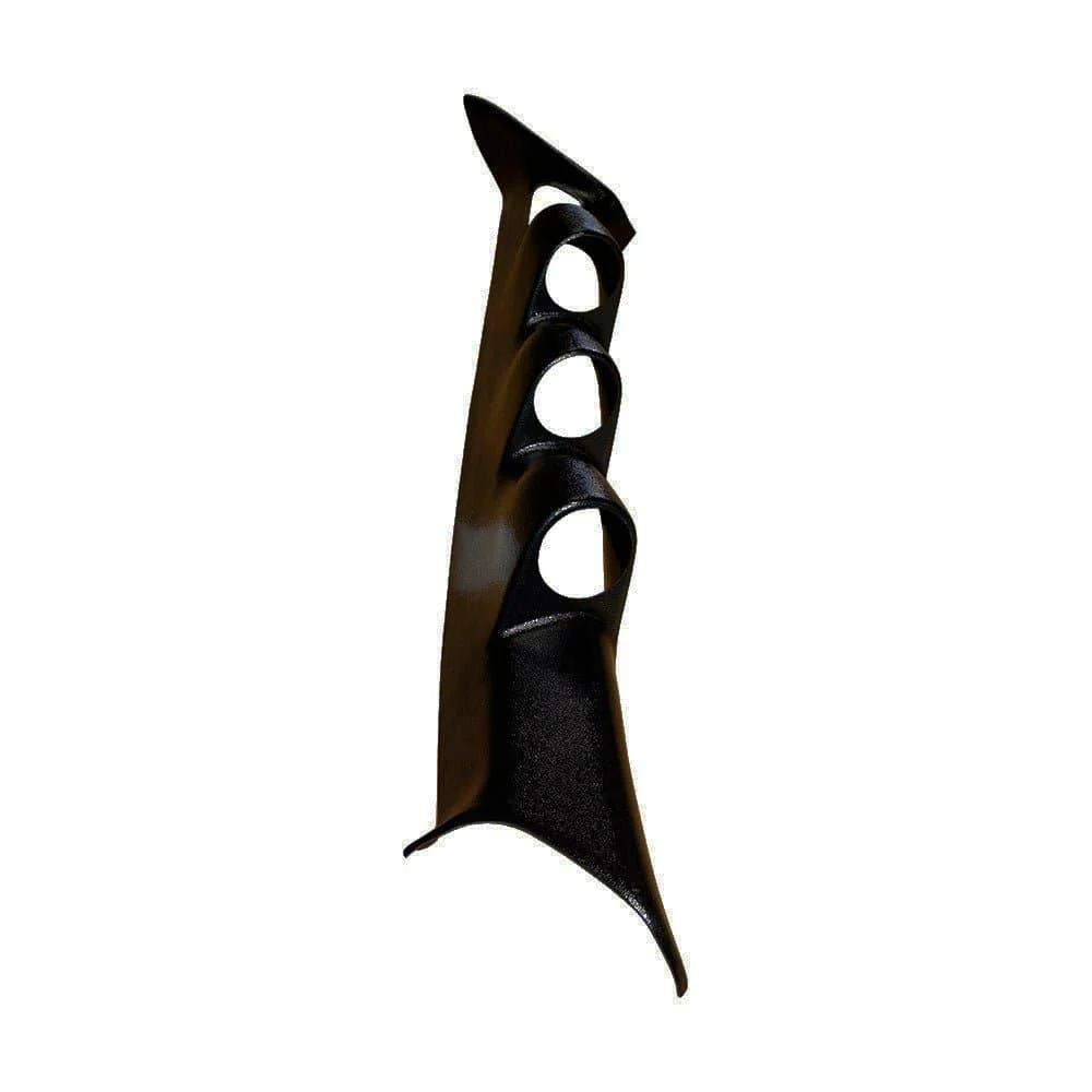 BLOX Racing Pillar Pod Gauge Mount - 3 Gauges - 03-07 EVO8