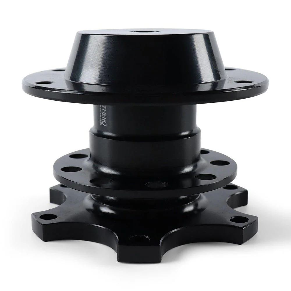 Circuit Hero Quick Release Steering Wheel Hub 6-Bolt Black - Image 2
