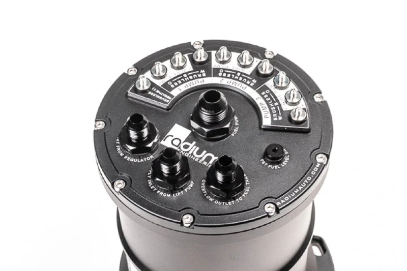 Radium Multi-Pump Fuel Surge Tank Fits Bosch BR540 / Deatschwerks DW400 (Pumps Not Included) - Image 2