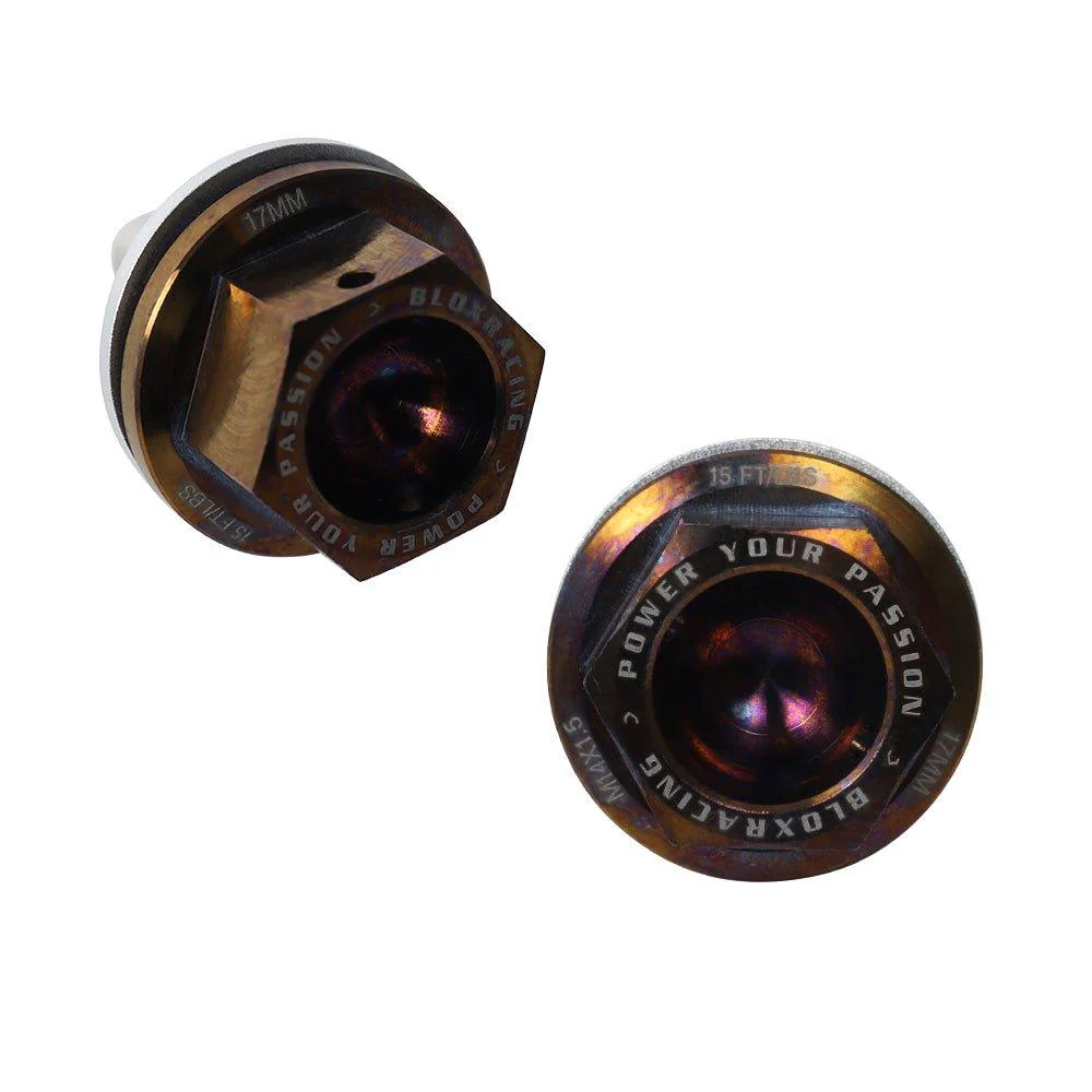 BLOX Racing Titanium Magnetic Engine Oil & Transmission Drain Plugs - M14x1.50mm - Image 5