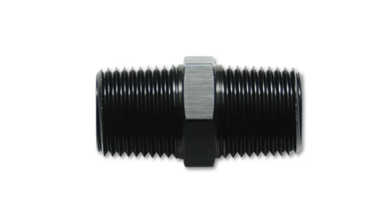Vibrant 1/4in NPT x 1/4in NPT Straight Union Pipe Adapter Fitting - Aluminum - Image 4