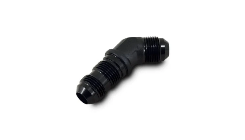 Vibrant -10AN Bulkhead Adapter 45 Degree Elbow Fitting - Anodized Black Only - Image 2